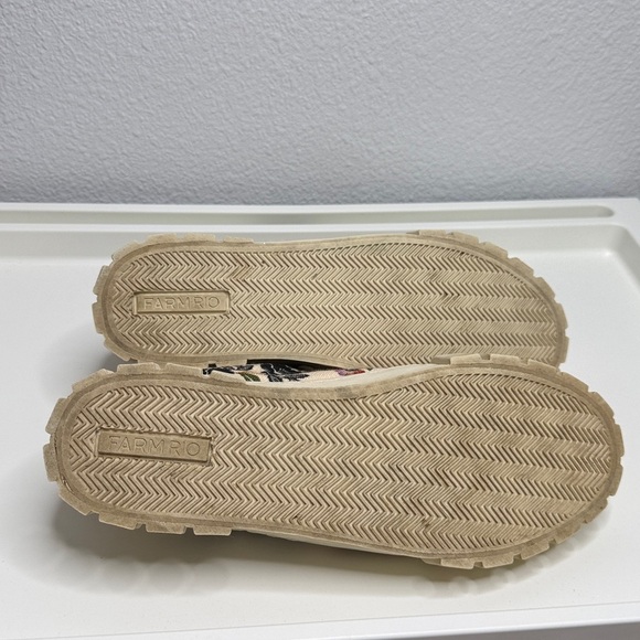 FARM RIO Romantic Garden Platform Sneakers Size EU 38 US 8 Shoes - Picture 6 of 9